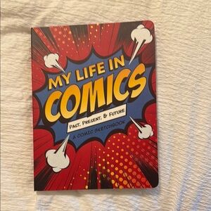 Comic Sketchbook with Bold Design